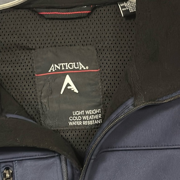 Antigua MLB Boston Red Sox Navy Blue Golf Jacket, Large, EUC - Picture 2 of 10